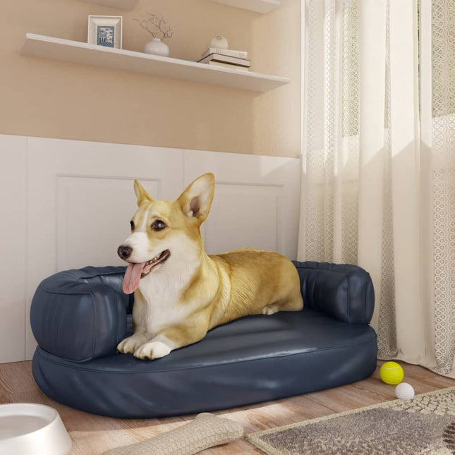 Lit Pour Chien Ergonomique Mousse 60X42Cm Similicuir