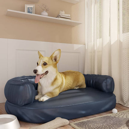 Lit Pour Chien Ergonomique Mousse 60X42Cm Similicuir