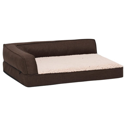Matelas De Lit Ergonomique De Chien Polaire Aspect Lin