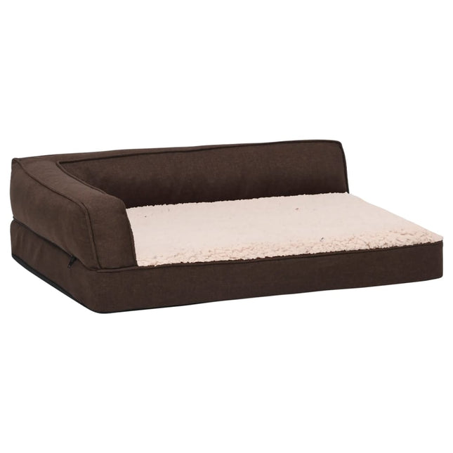 Matelas De Lit Ergonomique De Chien Polaire Aspect Lin