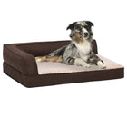 Matelas De Lit Ergonomique De Chien Polaire Aspect Lin