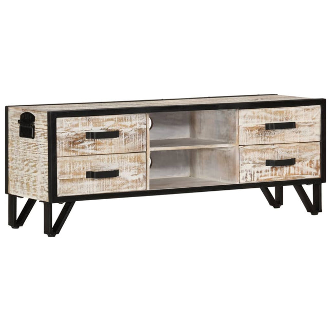 Meuble Tv 120X30X Bois D'acacia Massif