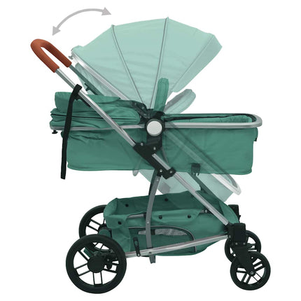 Poussette Pour Bébé 2-En-1 Aluminium