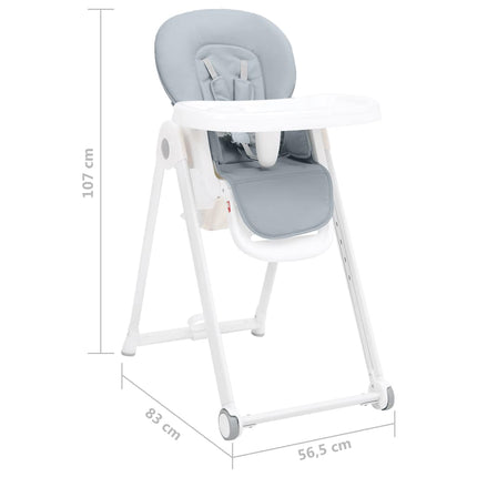 Chaise Haute Bébé Aluminium