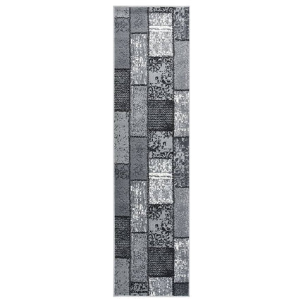Tapis Bcf Gris Avec Motif De Blocs
