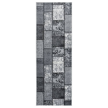 Tapis Bcf Gris Avec Motif De Blocs