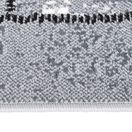 Tapis Bcf Gris Avec Motif De Blocs