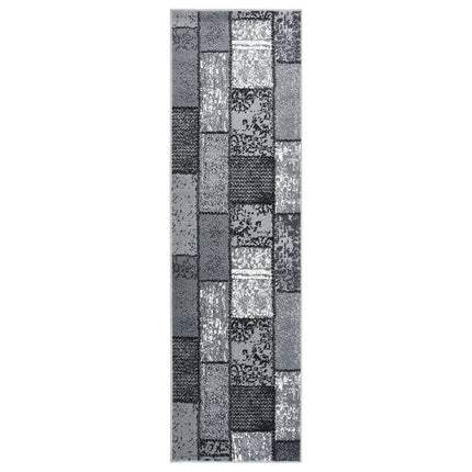 Tapis Bcf Gris Avec Motif De Blocs