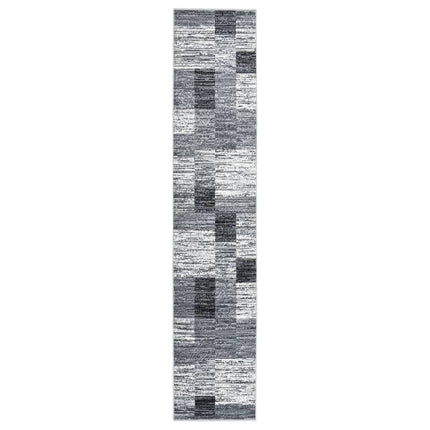 Tapis Bcf Gris Avec Motif De Blocs