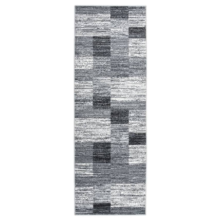 Tapis Bcf Gris Avec Motif De Blocs
