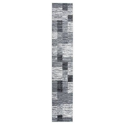 Tapis Bcf Gris Avec Motif De Blocs