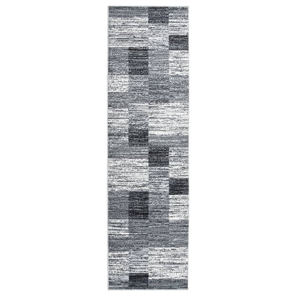 Tapis Bcf Gris Avec Motif De Blocs