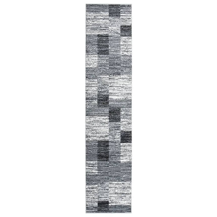 Tapis Bcf Gris Avec Motif De Blocs