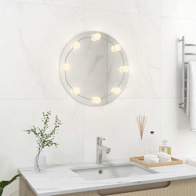 Miroir Rond Sans Cadre 80 Cm Verre