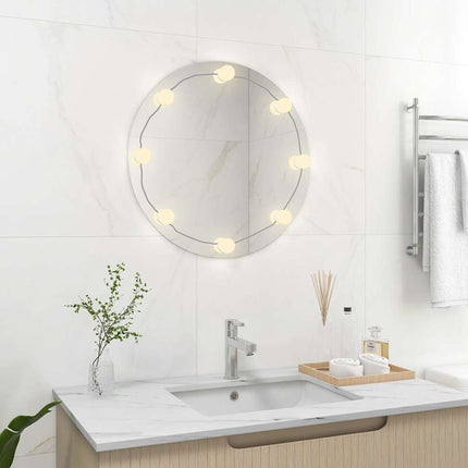 Miroir Rond Sans Cadre 80 Cm Verre