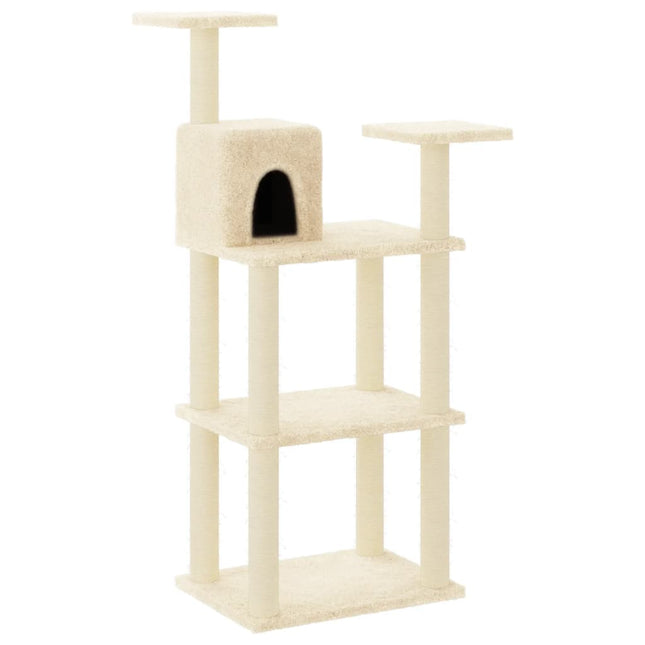 Arbre À Chat Avec Griffoirs En Sisal 118,5 Cm