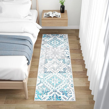 Tapis Imprimé De Couloir Lavable Pliable Polyester