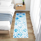 Tapis Imprimé De Couloir Lavable Pliable Polyester