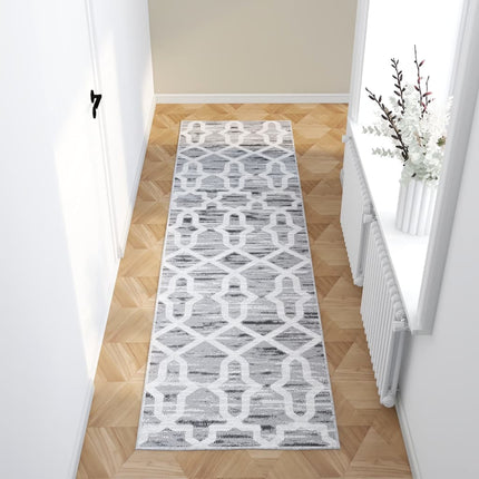 Tapis Imprimé De Couloir Lavable Pliable Polyester