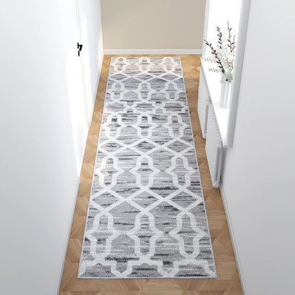 Tapis Imprimé De Couloir Lavable Pliable Polyester