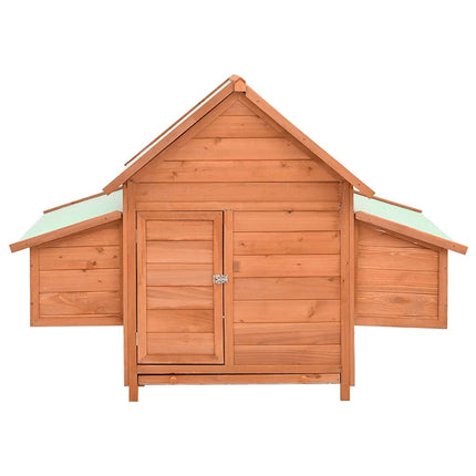 Poulailler 150X96X110 Cm Bois De Sapin Massif