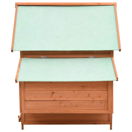 Poulailler 150X96X110 Cm Bois De Sapin Massif
