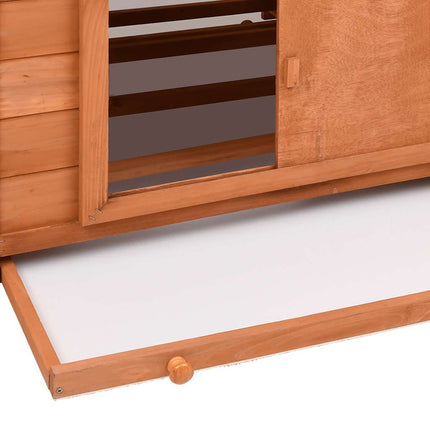 Poulailler 150X96X110 Cm Bois De Sapin Massif