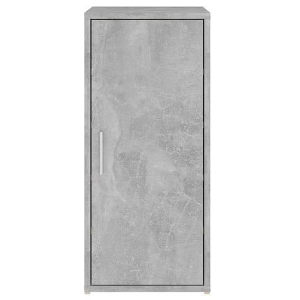 Armoire À Chaussures Bois D’ingénierie Gris Béton