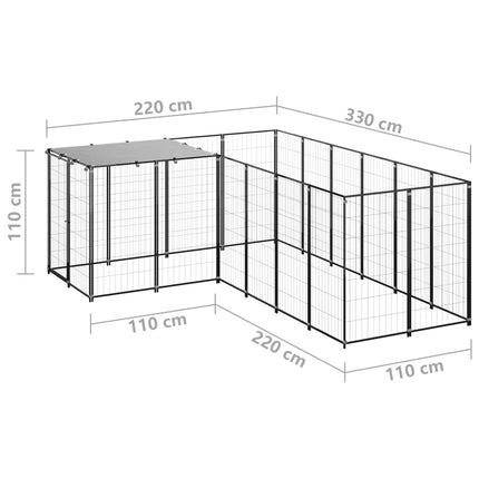 Chenil 4,84 M² Acier