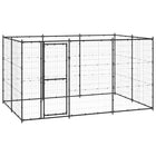Chenil Extérieur Acier 7,26 M² Noir