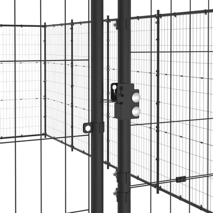 Chenil D'extérieur Pour Chiens Acier 21,78 M²