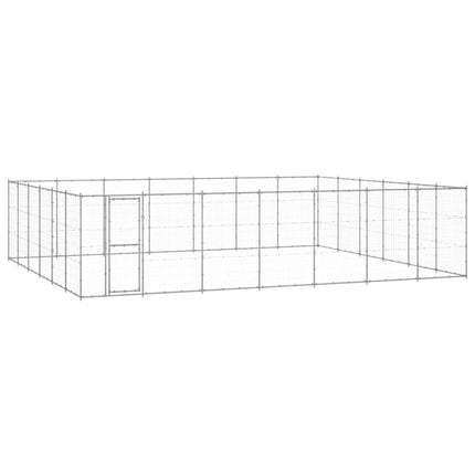 Chenil D'extérieur Pour Chiens Acier 21,78 M²