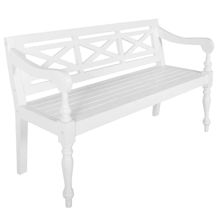 Banc Batavia Bois D'acajou Massif