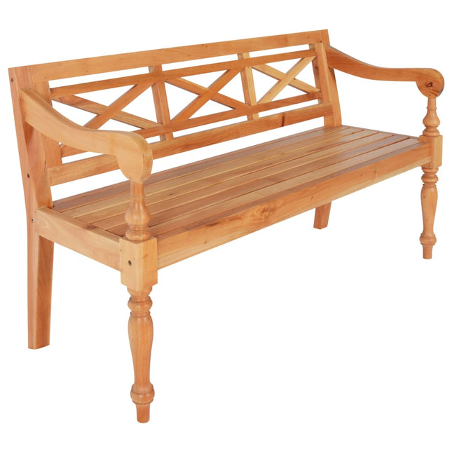Banc Batavia Bois D'acajou Massif