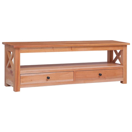 Meuble Tv 120X30X40 Cm Bois D'acajou Massif