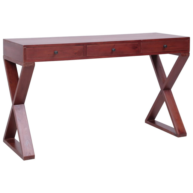 Bureau D'ordinateur Bois D'acajou Massif