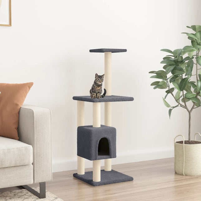 Arbre À Chat Avec Griffoirs En Sisal 104 Cm