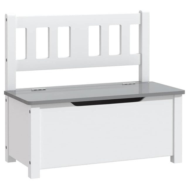 Banc De Rangement Pour Enfants 60X30X55 Cm Mdf
