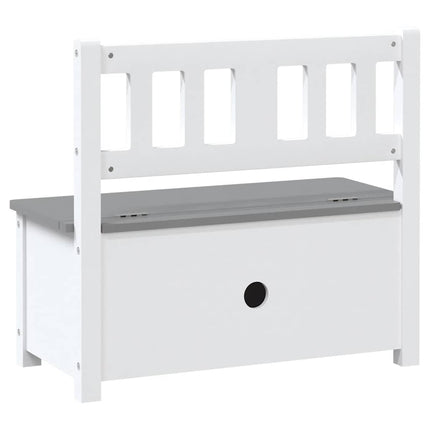 Banc De Rangement Pour Enfants 60X30X55 Cm Mdf