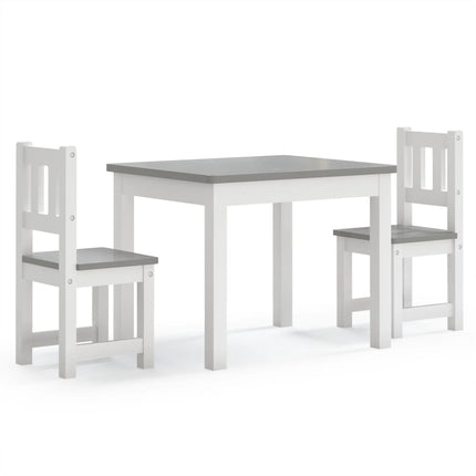 Ensemble De Table Et Chaises Enfants 3 Pcs Mdf