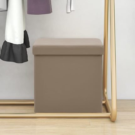 Tabouret De Rangement Pliable Similicuir