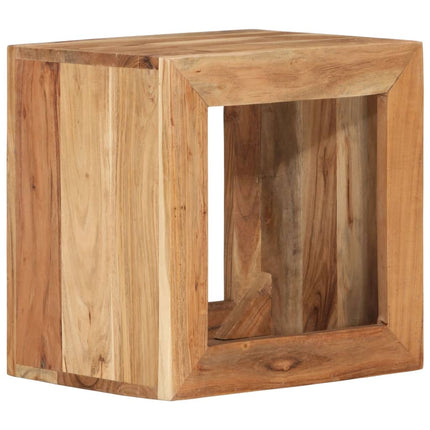 Tabouret 40X30X40 Cm Bois De Récupération Solide