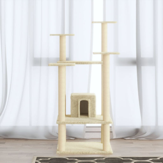 Arbre À Chat Avec Griffoirs En Sisal 110 Cm