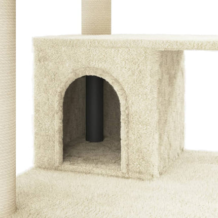 Arbre À Chat Avec Griffoirs En Sisal 183 Cm