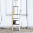 Arbre À Chat Avec Griffoirs En Sisal 183 Cm