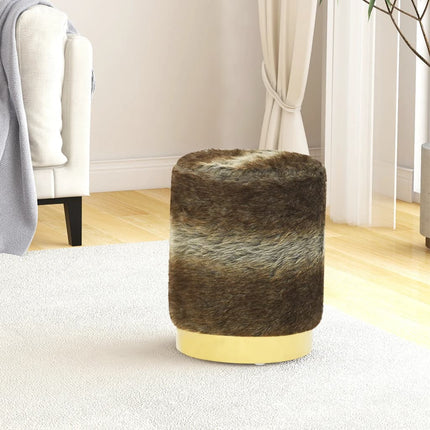 Tabouret Et Doré 28 X 36 Cm