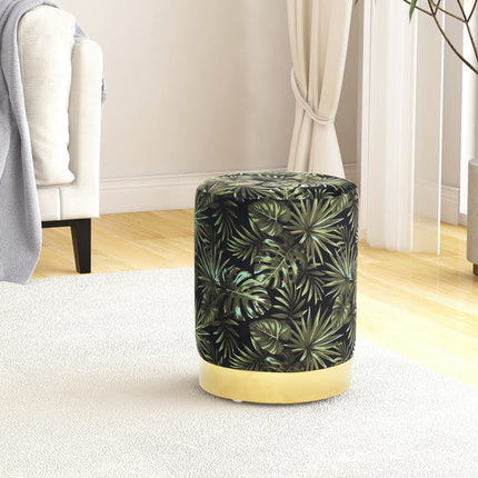 Tabouret Et Doré 28 X 36 Cm