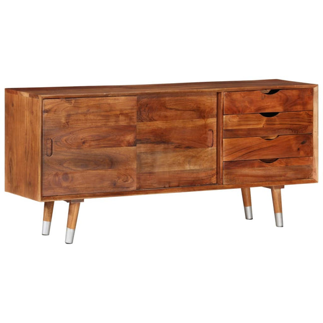 Meuble Tv 118X30X55 Cm Bois Massif