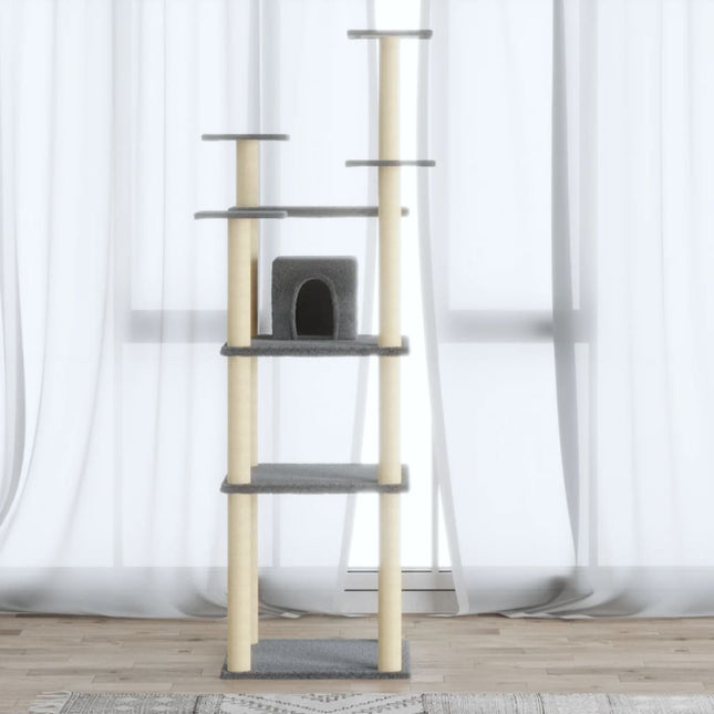 Arbre À Chat Avec Griffoirs En Sisal 171 Cm