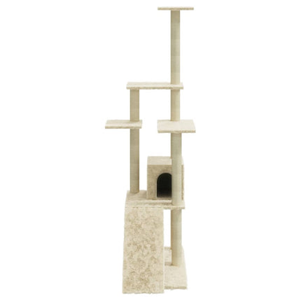 Arbre À Chat Avec Griffoirs En Sisal 155 Cm